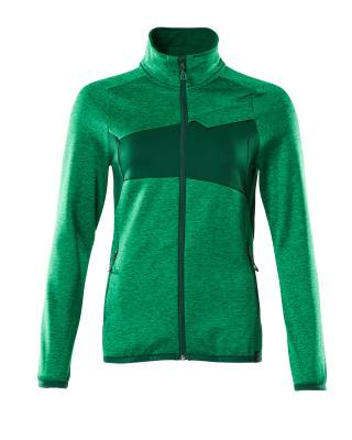 Microfleecejacke Fleecepullover mit Reißverschluss, Damen 4XL