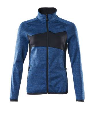 Microfleecejacke Fleecepullover mit Reißverschluss, Damen 2XL