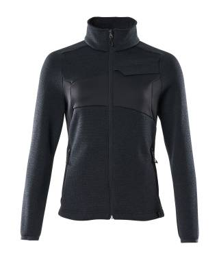 Strickjacke Strickpullover mit Reißverschluss, Damen 4XL