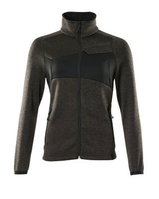 Strickjacke Strickpullover mit Reißverschluss, Damen 2XL