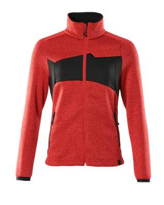Strickjacke Strickpullover mit Reißverschluss, Damen 4XL