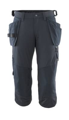 Handwerker-Dreiviertel-Hose Dreiviertel-Hose, Hängetaschen, Stretch C44