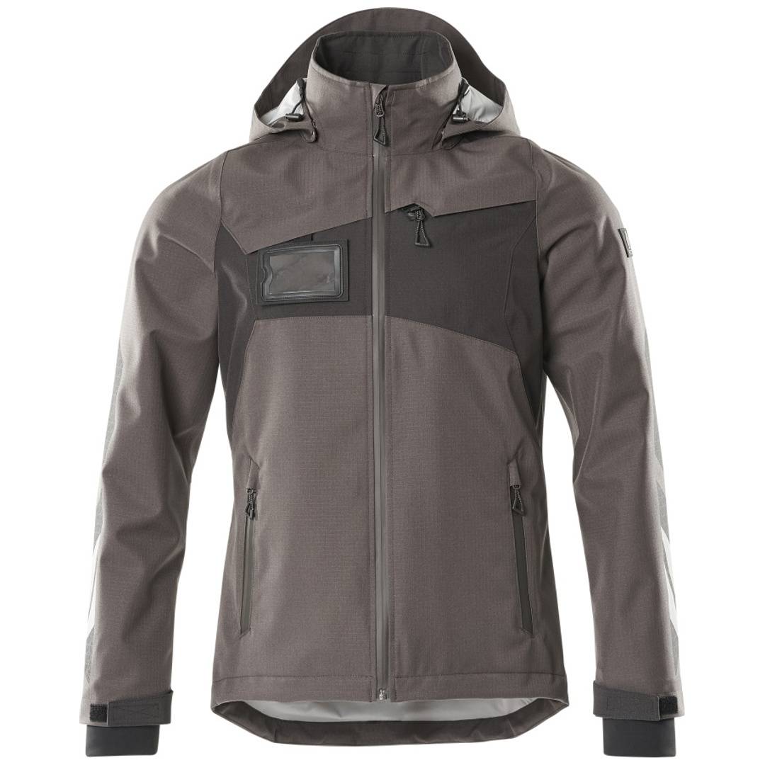 Mascot MASCOT ACCELERATE Hard Shell Jacke wasserdicht 18301-231 Gr. 3XL dunkelanthrazit/schwarz