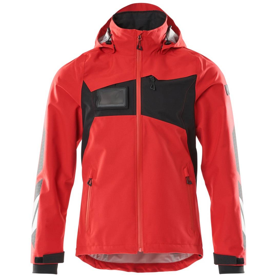Mascot MASCOT ACCELERATE Hard Shell Jacke wasserdicht 18301-231 Gr. 3XL verkehrsrot/schwarz