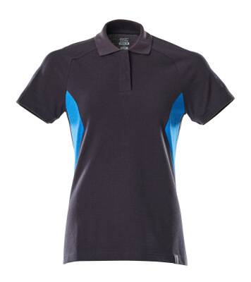 Mascot Polo-Shirt ACCELERATE Damen 18393 Gr. 3XL schwarzblau/azurblau