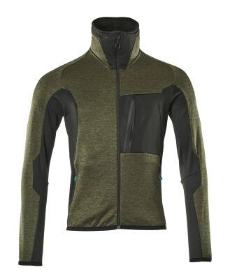 Microfleecejacke Fleecepullover mit Reißverschluss 2XL