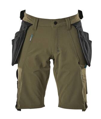 Handwerkershorts Shorts,abnehmbaren Hängetaschen,Stretch C64