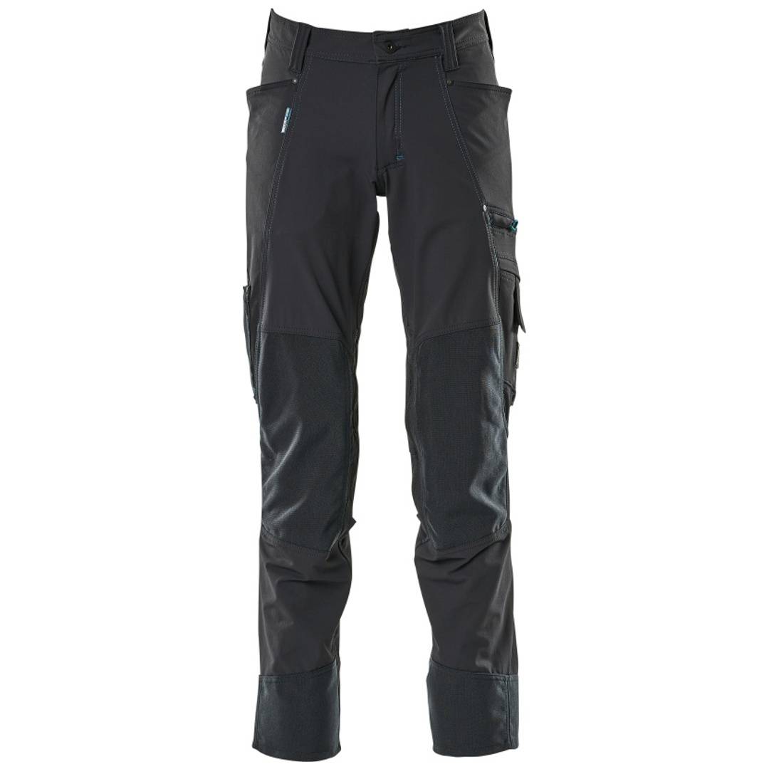 Mascot Bundhose ADVANCED wasserabweisend mit Knietaschen 17179, Gr. 28 schwarzblau