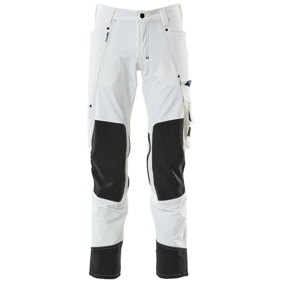Mascot Bundhose ADVANCED wasserabweisend mit Knietaschen 17179, Gr. 45 weiß