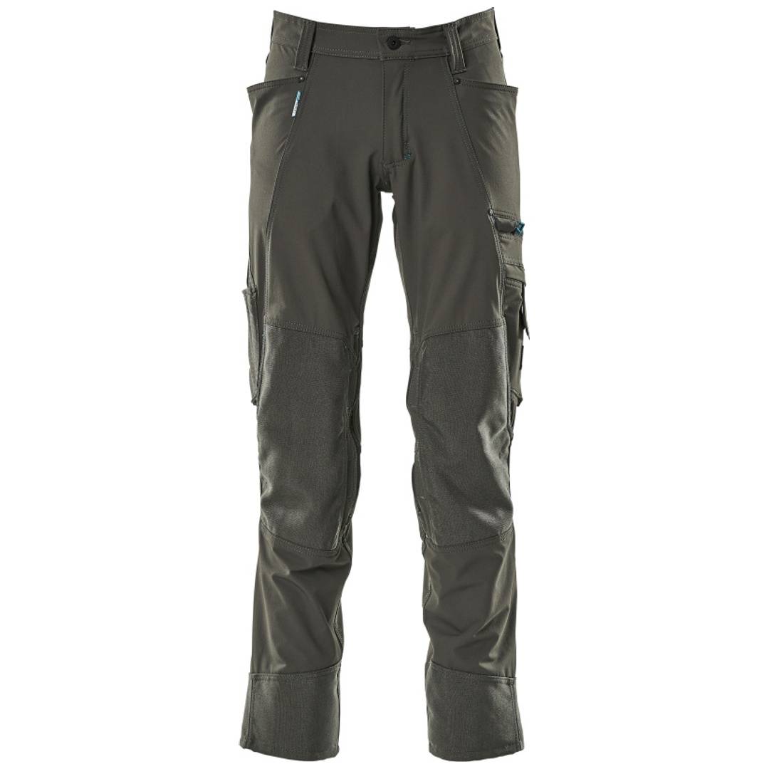 Mascot Bundhose ADVANCED wasserabweisend mit Knietaschen 17179, Gr. 49K dunkelanthrazit