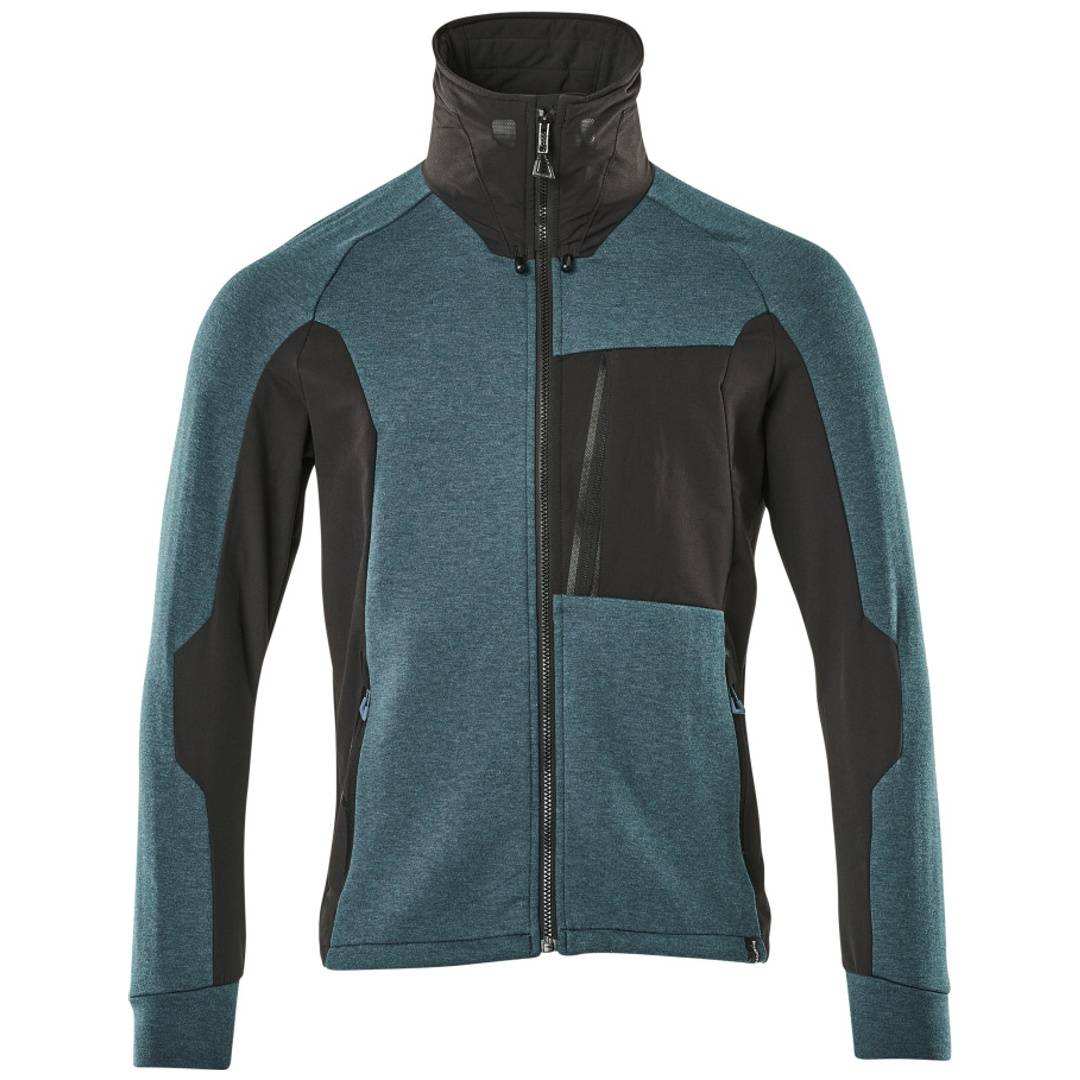 Mascot ADVANCED Sweatjacke Gr. L dunkelpetroleum/schwarz