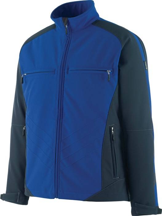 Softshelljacke Dresden Gr.XL kornblau/schwarzblau