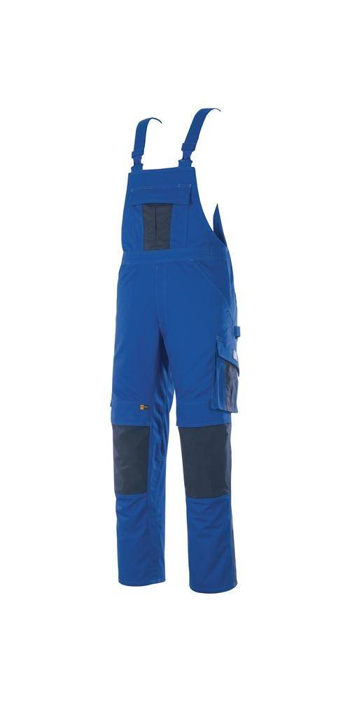 mASCOT Latzhose Augsburg Nr.12169 Größe C52 kornblau/schwarzblau