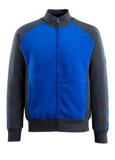 Mascot Sweatshirt AMBERG UNIQUE mit Reißverschluss 50565 Gr. 2XL kornblau/schwarzblau