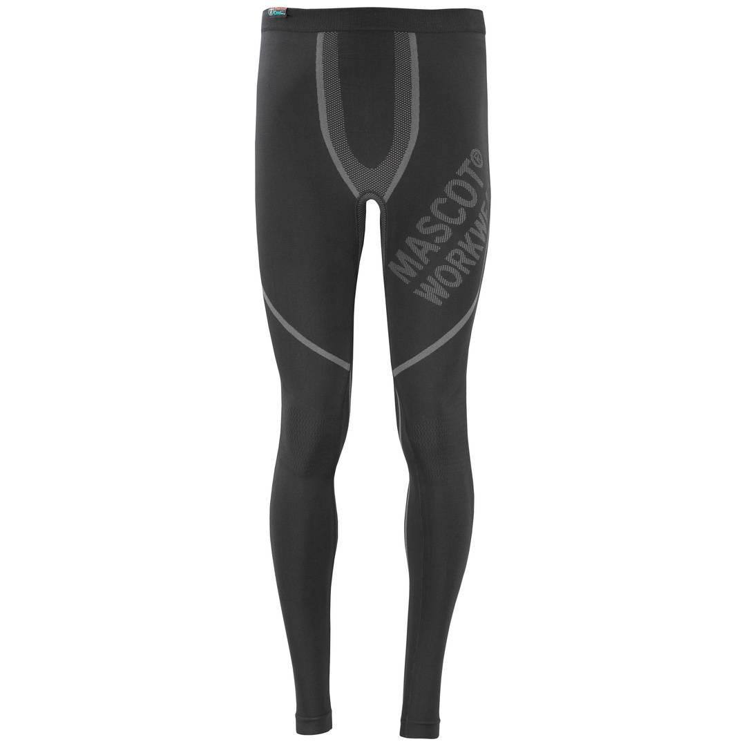 Schwarze enganliegende Kompressions-Leggings mit „MASCOT WORKWEAR