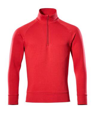 Mascot Sweatshirt NANTES CROSSOVER mit kurzem Reißverschluss, Herren 50611 Gr. 2XL rot
