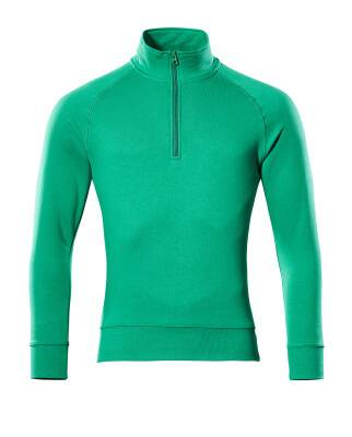 Mascot Sweatshirt NANTES CROSSOVER mit kurzem Reißverschluss, Herren 50611 Gr. 2XL grasgrün