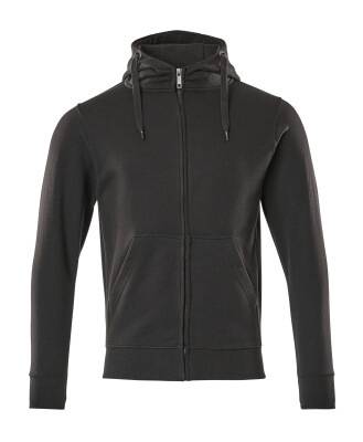 Mascot Kapuzensweatshirt GIMONT CROSSOVER mit Reißverschluss 51590 Gr. 2XL schwarz