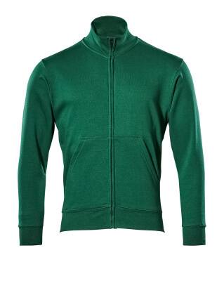 Mascot Sweatshirt LAVIT CROSSOVER mit Reißverschluss, Herren 51591 Gr. 3XL grün