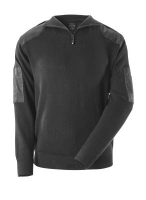 Mascot Strickpullover NANTERRE FRONTLINE mit Verstärkungen 17205 Gr. 2XL schwarz