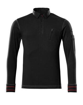 Mascot Polo-Sweatshirt IOS FRONTLINE langarm 50352 Gr. 2XL schwarz
