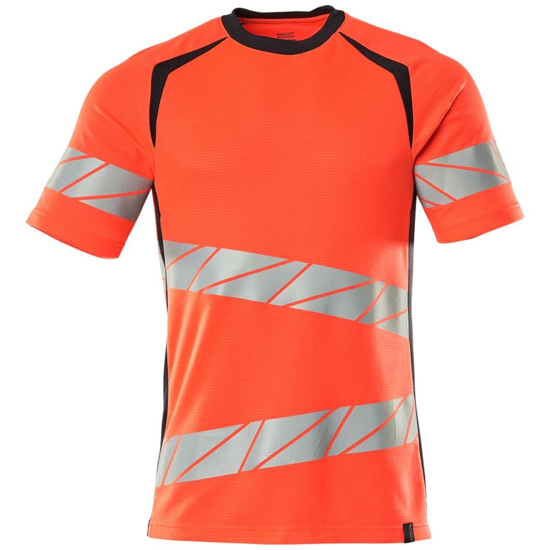 Mascot Warnschutz Premium T-Shirt ACCELERATE SAFE 19082-771 Gr. 2XL Hi-vis rot/schwarzblau