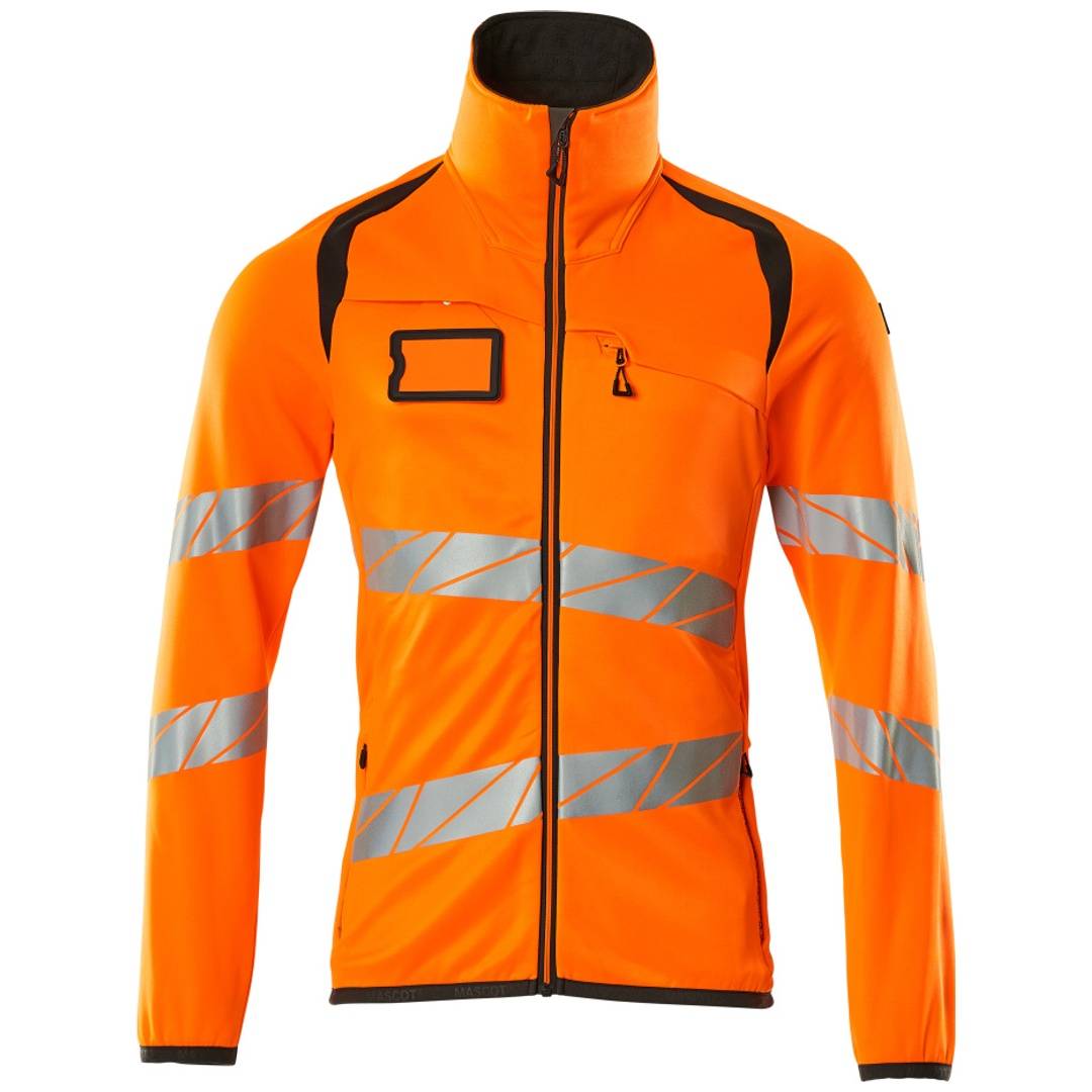 Mascot Fleecepullover mit Reißverschluss 19103 Gr. M hi-vis orange/dunkelanthrazit