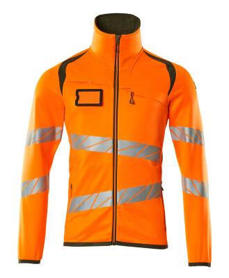 Microfleecejacke Fleecepullover mit Reißverschluss 2XL