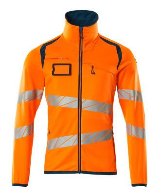 Microfleecejacke Fleecepullover mit Reißverschluss 2XL
