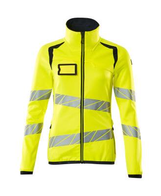 Microfleecejacke Fleecepullover mit Reißverschluss, Damen 2XL
