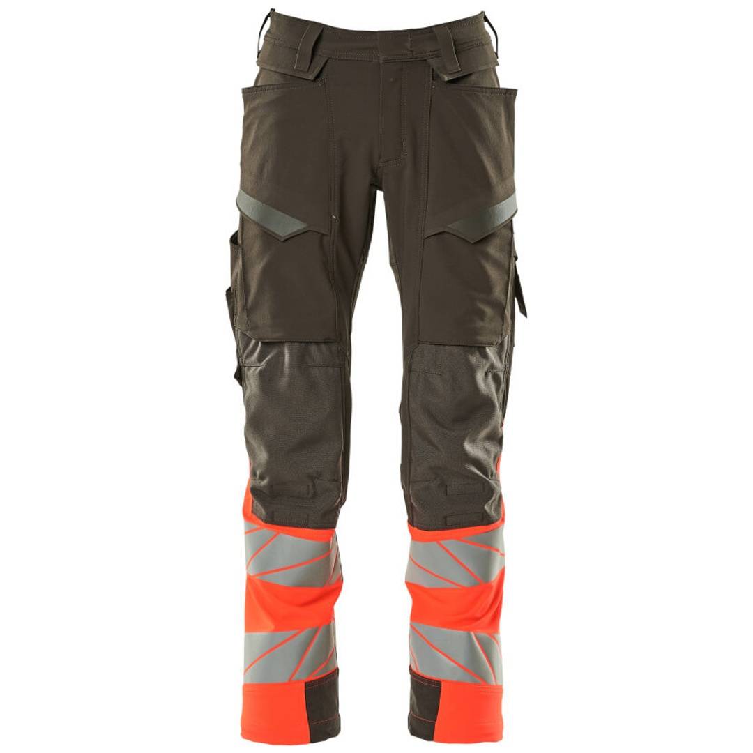 Mascot Hose mit Knietaschen 19179-511-18222 Gr. 90C58 dunkelanthrazit/hi-vis rot