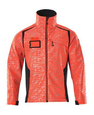 Soft Shell Jacke Soft Shell Jacke mit Reflexeffekte 2XL