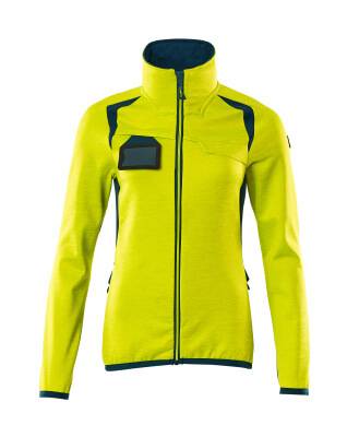 Microfleecejacke Fleecepullover mit Reißverschluss, Damen 2XL