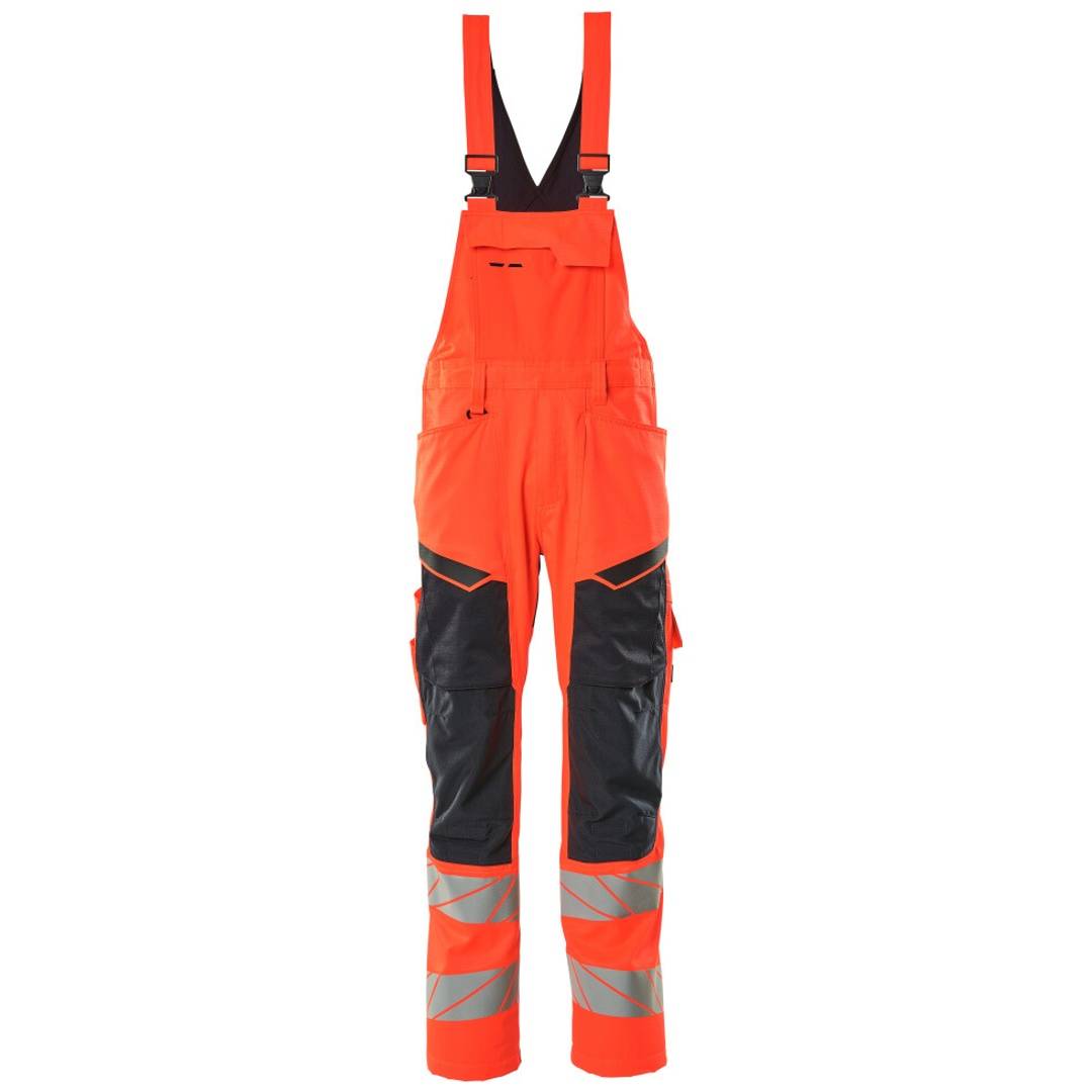 Mascot Warnschutz Latzhose 19569-236-22210 Gr. 76C48 hi-vis rot/schwarzblau