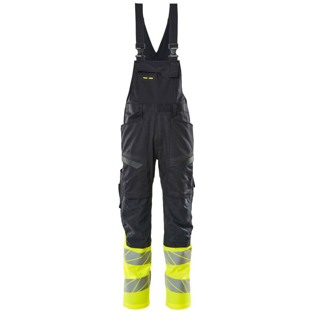 Mascot Latzhose 19669-236-01017 Gr. 76C48 schwarzblau/hi-vis gelb