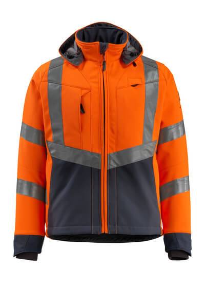 Mascot SAFE SUPREME Soft Shell Jacke Blackpool 15502-246-14010 Gr. 3XL orange/schwarzblau