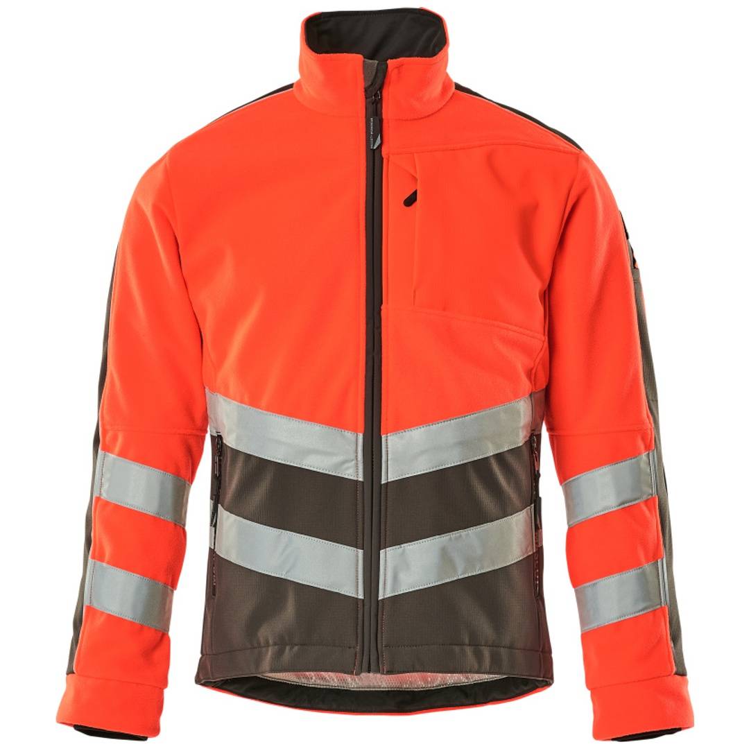 Mascot Warnschutz-Fleecejacke Sheffield 15503-259 Gr. M hi-vis rot/dunkelanthrazit