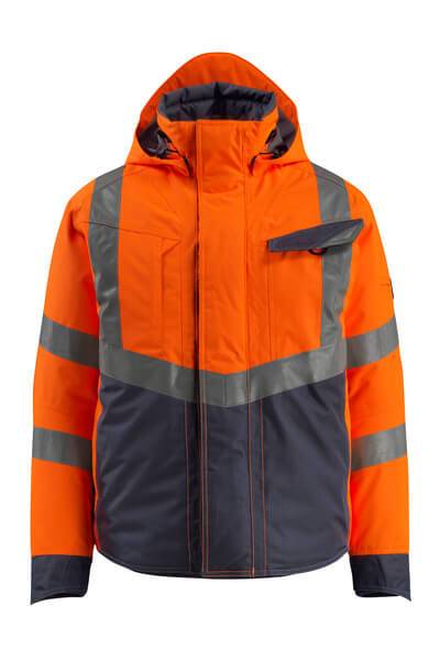 Mascot SAFE SUPREME Warnwinterjacke wasserdicht Klasse 3 Hastings 15535 Gr. 3XL hi-vis orange/schwarzblau