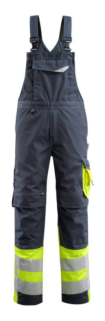 Mascot-15669-860 Sunderland Latzhose Safe Supreme Gr. 82C62 schwarzblau/hi-vis gelb