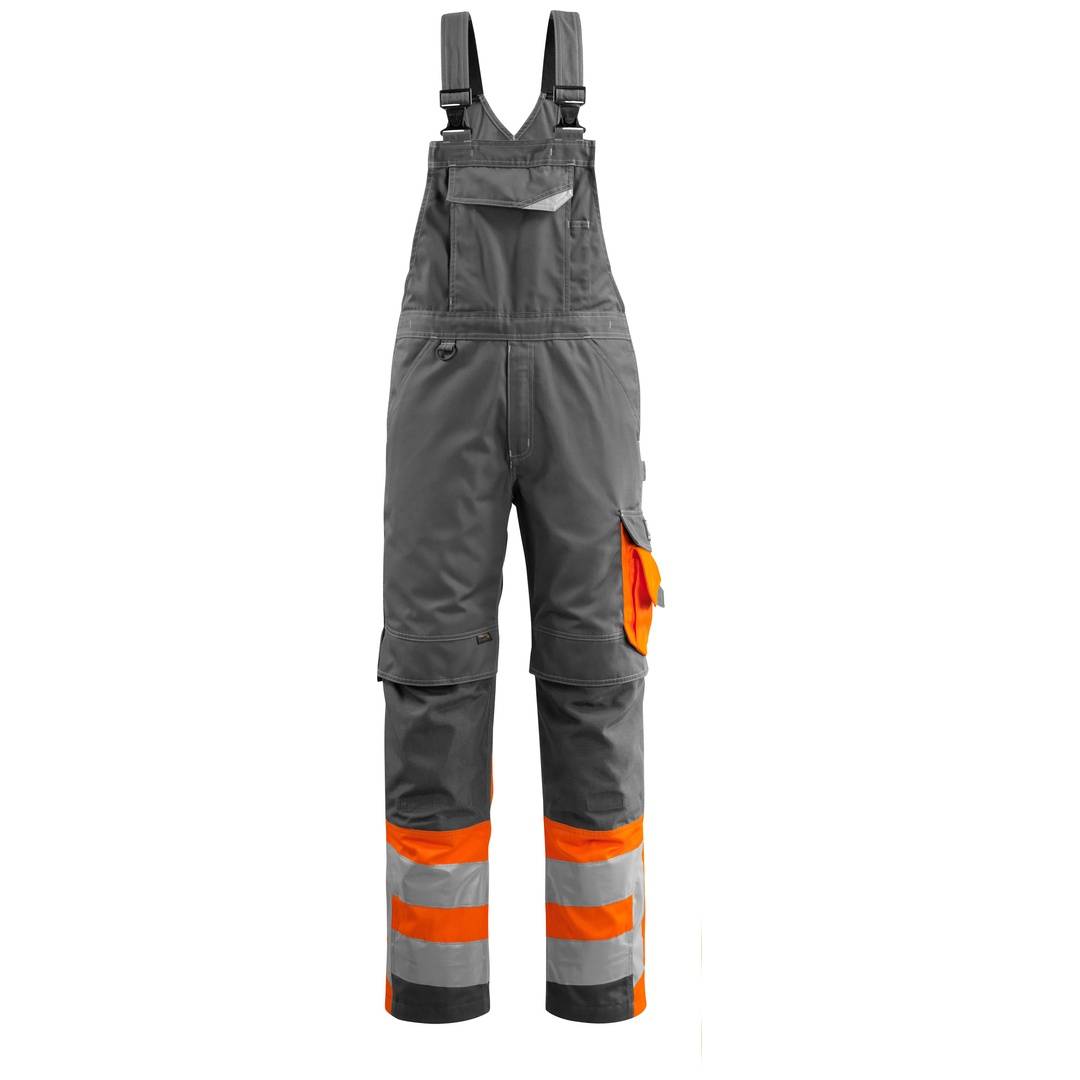 Mascot-15669-860 Sunderland Latzhose Safe Supreme Gr. 76C52 dunkelanthrazit/hi-vis orange