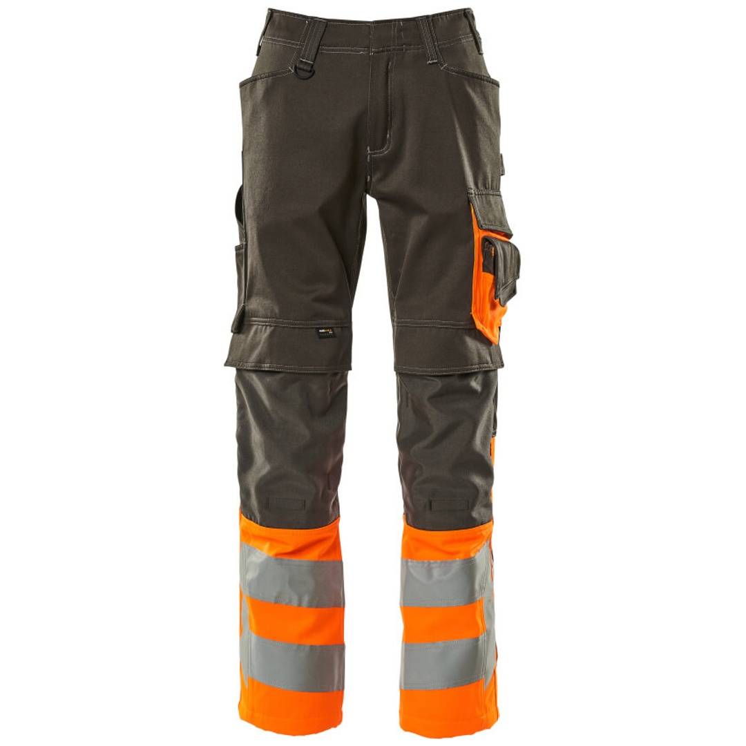 Mascot Leeds Arbeitshose Gr. 90C50 dunkelanthrazit/hi-vis orange
