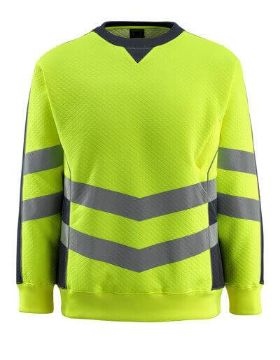 Mascot Warnsweatshirt SAFE SUPREME Wigton Gr. 5XL warngelb/schwarzblau