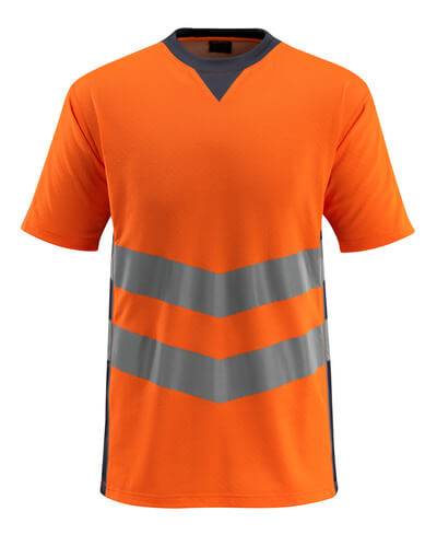 Mascot Warnschutz T-Shirt SANDWELL SAFE SUPREME 50127 Gr. S warnorange/schwarzblau