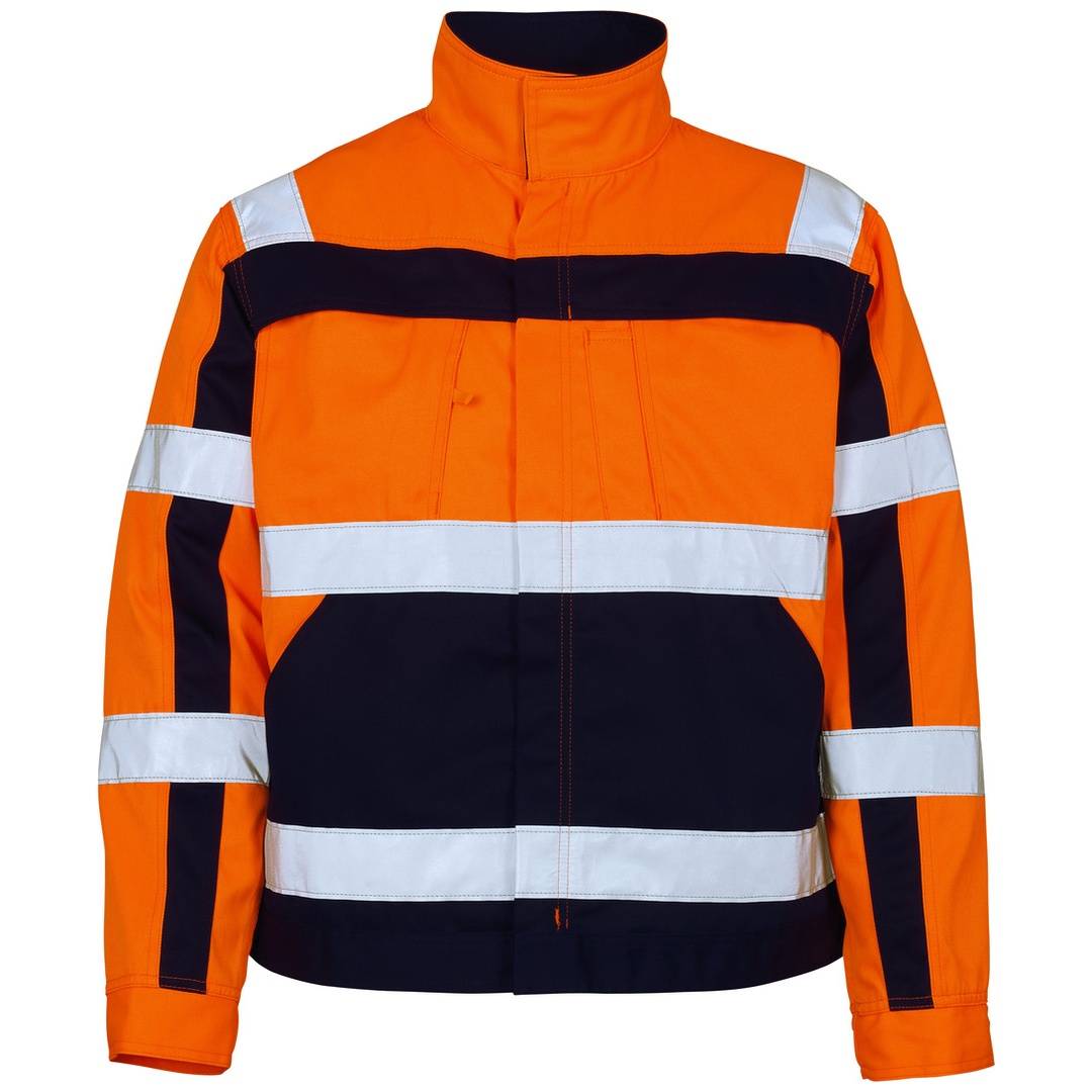 Mascot SAFE COMPETE Warnschutzjacke Cameta Gr. L orange/marine