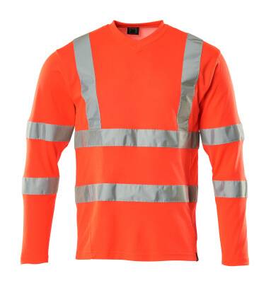 T-shirt T-Shirt, V-Ausschnitt, lange Ärmel 2XL