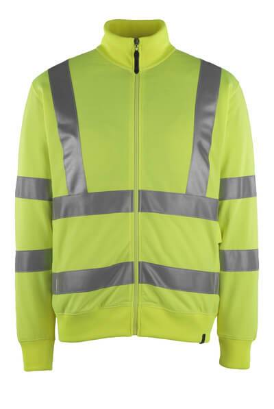 Mascot Warnschutz Sweatshirt MARINGA SAFE CLASSIC mit Reißverschluss 50115 Gr. XL warngelb