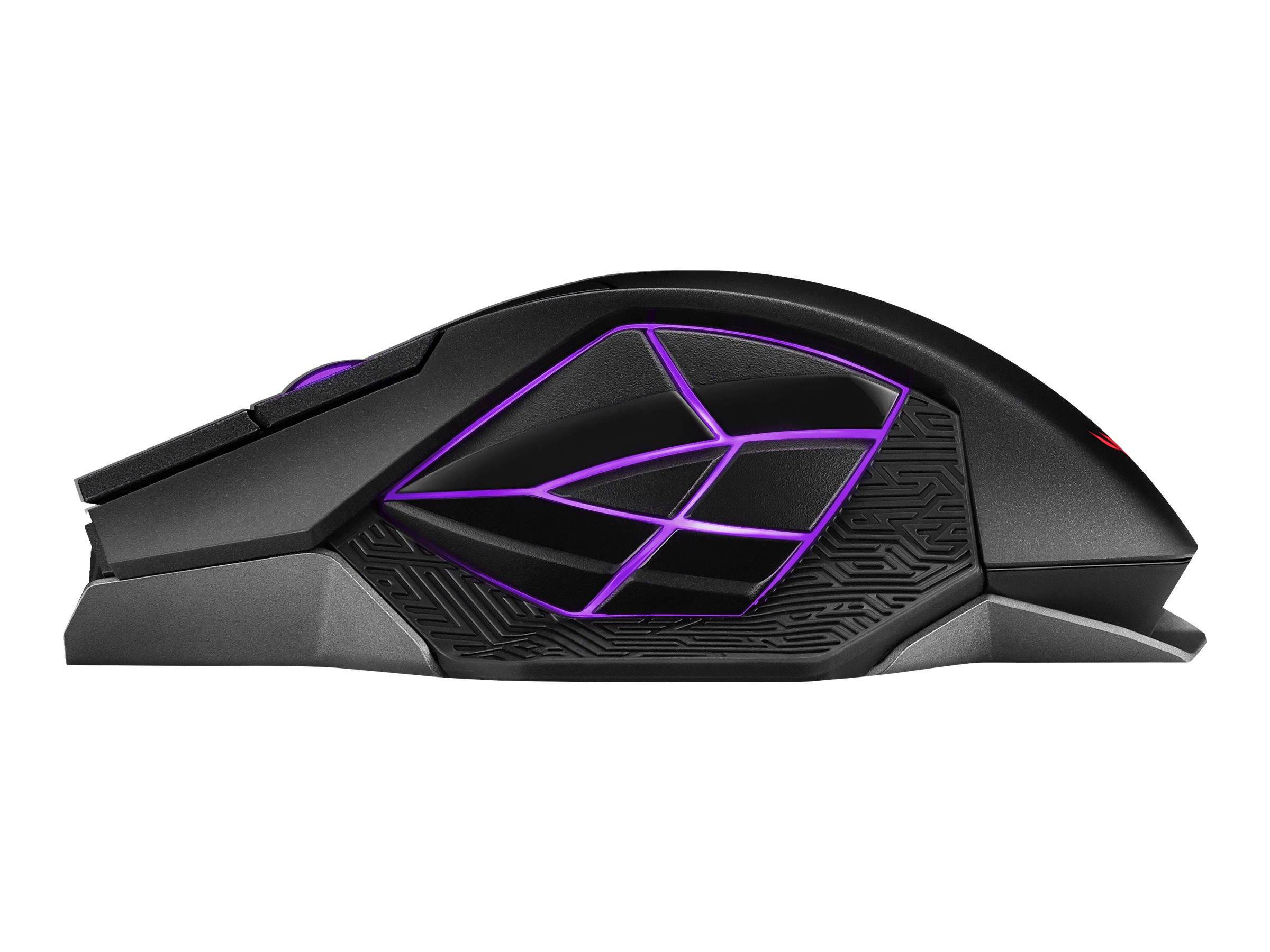 ASUS ROG Spatha X - Maus - Für Rechtshänder - optisch