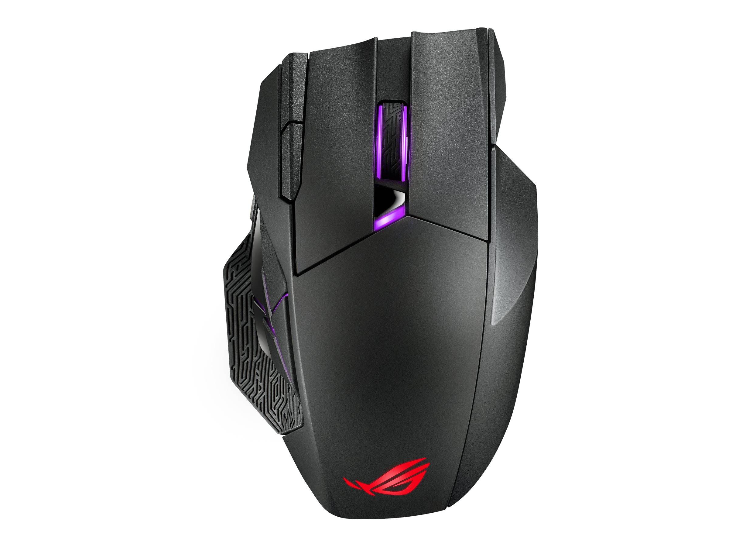 ASUS ROG Spatha X - Maus - Für Rechtshänder - optisch