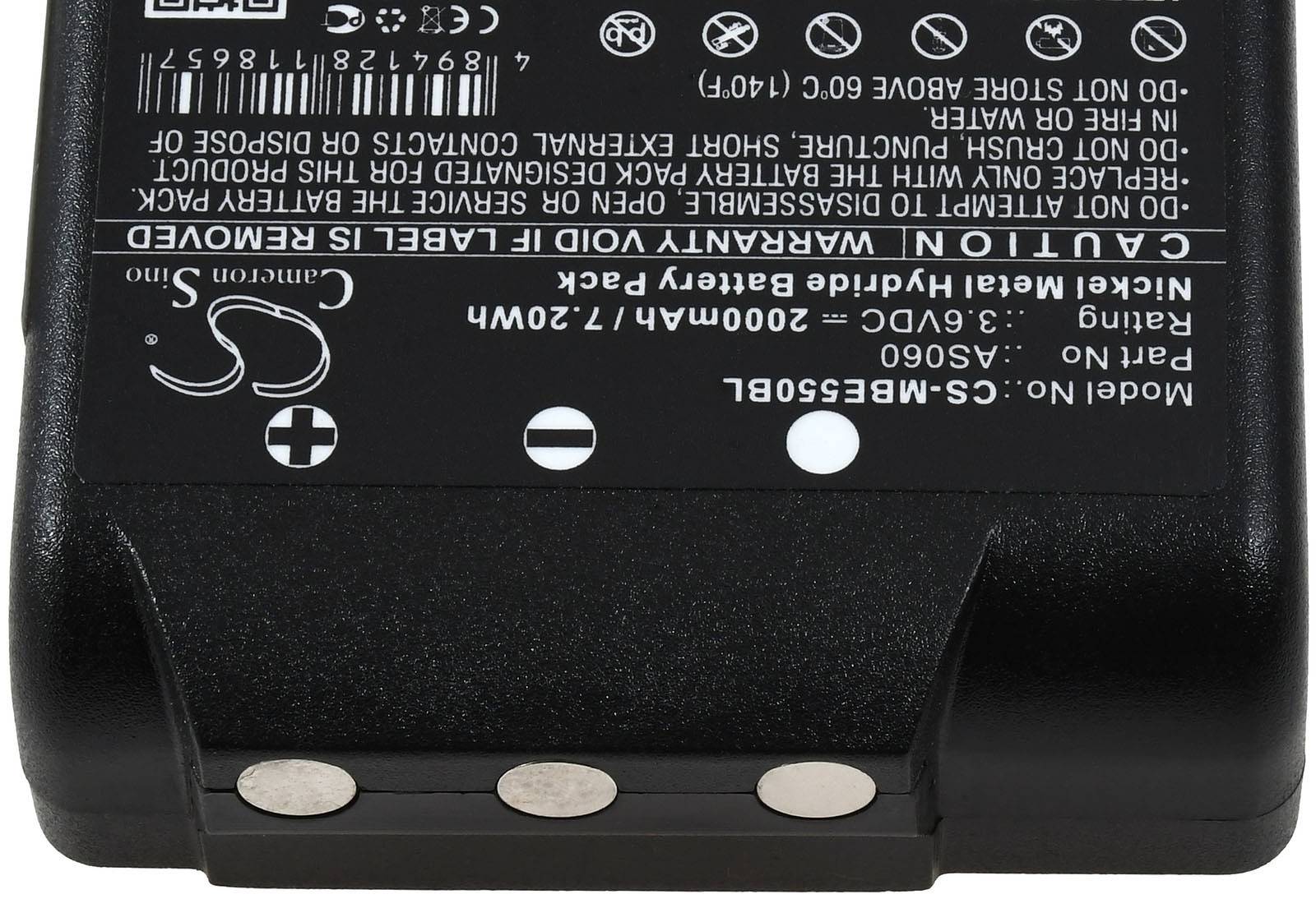 Powery Akku kompatibel mit IMET Typ AS060, 3,6V, NiMH