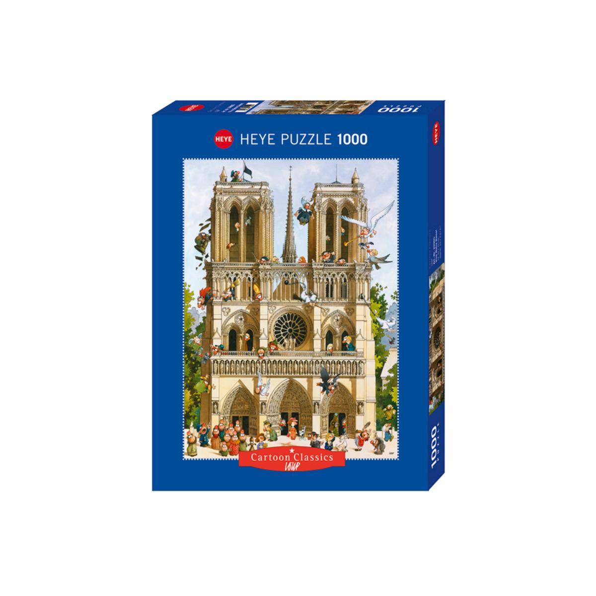 299057 - Vive Notre Dame!, Cartoon Classics, 1000 Teile - Puzzlegröße 50,0 x 70,0 cm